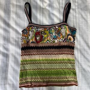 Missoni Multicolor Knit Camisole Top